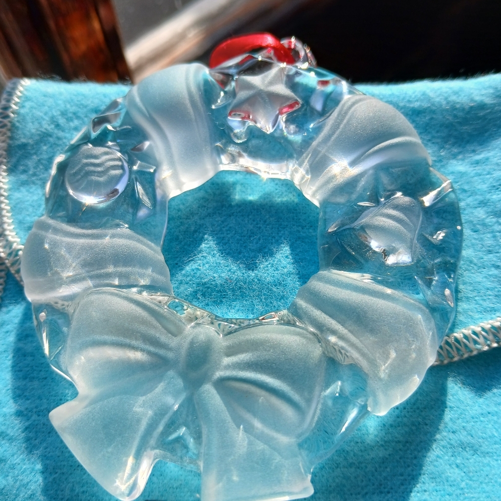 Tiffany and co crystal wreath